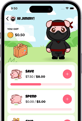 Intermediate budget screen for ages 7 and up